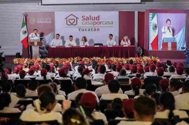 Arranca en Yucatán el programa “Salud Casa por Casa” con atención directa a más de 260 mil personas