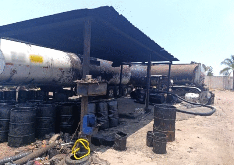 FGR logra vinculación a proceso de nueve personas por posesión ilícita de combustibles y armamento