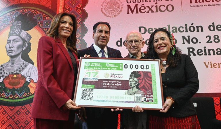 Reina Roja de Palenque es homenajeada en billete de la Lotería Nacional