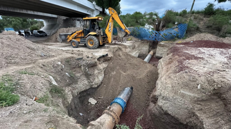 Concluye con éxito la sustitución de tubería en Av. Constitución en Cuautitlán Izcalli