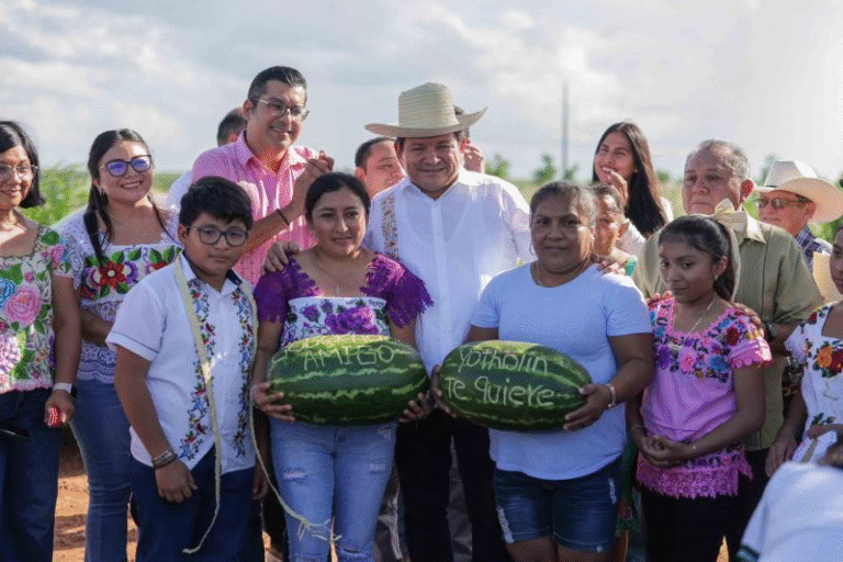 Gobierno de Yucatán impulsa caminos sacacosechas para fortalecer al campo en el sur del estado