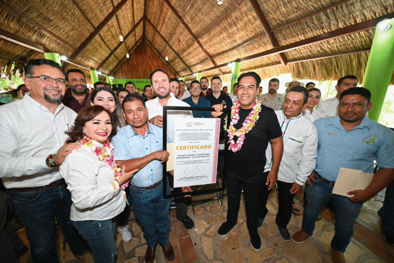 Gobierno de Eduardo Ramírez declara como Reserva Natural Comunitaria al Ejido San Cristobalito, en Tzimol