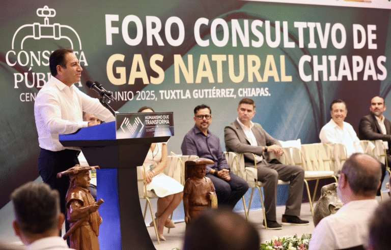 Chiapas avanza hacia el desarrollo con gas natural y estímulo fiscal del bienestar