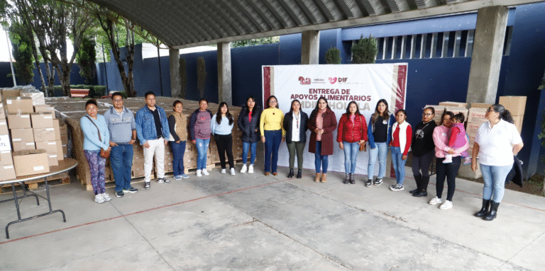 Cholula refuerza la nutrición infantil con entrega de apoyos alimentarios en escuelas