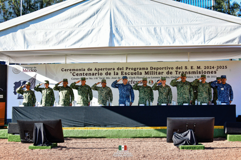Sedena inaugura y clausura programa deportivo 2024-2025 en honor al Centenario de la Escuela Militar de Transmisiones