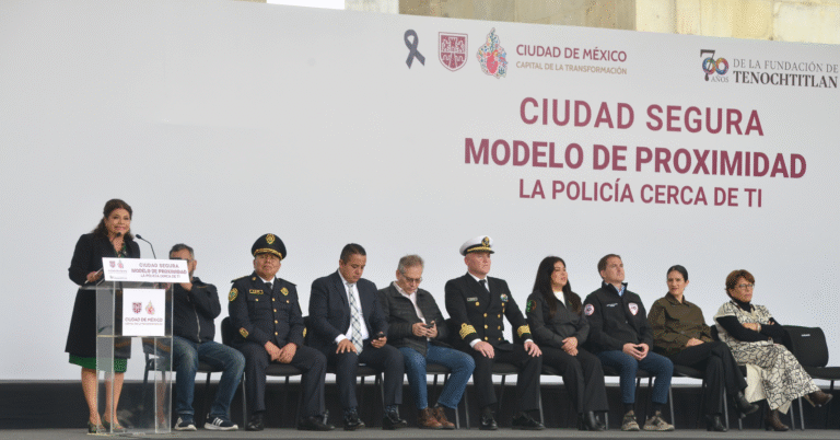 Clara Brugada lanza modelo “La Policía cerca de ti” para fortalecer la seguridad con presencia y cercanía territorial