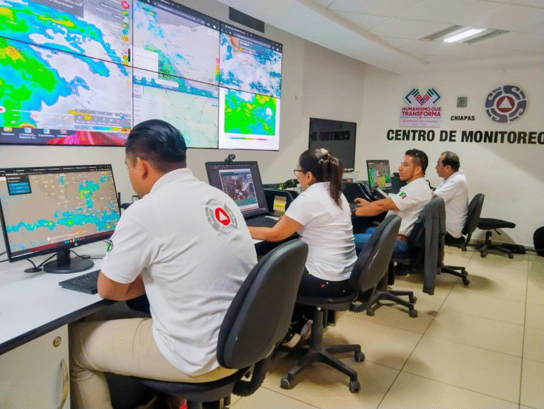 Chiapas mantiene acciones de prevención ante pronóstico de lluvias intensas