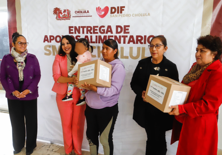 Gobierno de San Pedro Cholula fortalece el bienestar con entrega de apoyos alimentarios