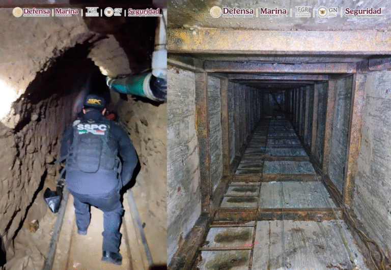 Autoridades federales localizan narco-túnel de 600 metros entre Tijuana y EE. UU.