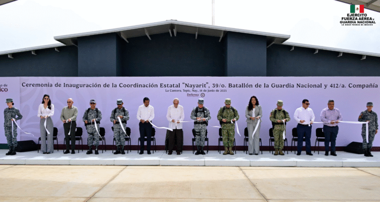 SEDENA y Guardia Nacional inauguran instalaciones en Nayarit para reforzar estrategia de seguridad