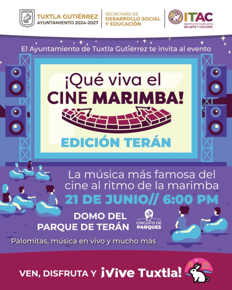 ¡Qué viva el Cine Marimba! llegará a Terán con un musical inolvidable