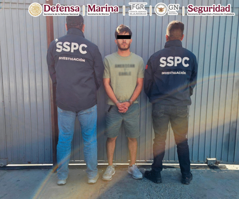 Refuerzan seguridad en Tijuana: SSPC y fuerzas federales aseguran más de 300 kg de metanfetamina y detienen a presunto operador criminal