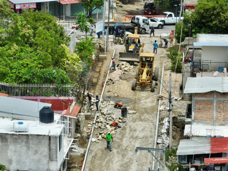 Avanza pavimentación en Francisco I. Madero con el programa “Calles Felices”