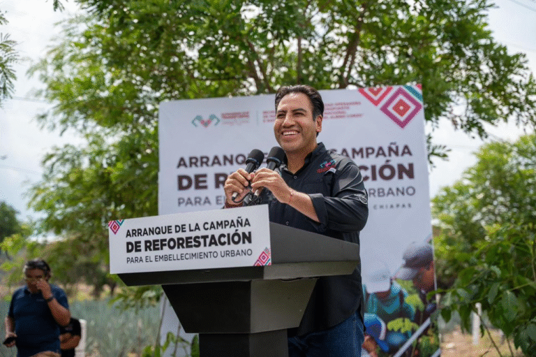 Eduardo Ramírez lanza ambiciosa campaña de reforestación para recuperar 100 mil hectáreas en Chiapas