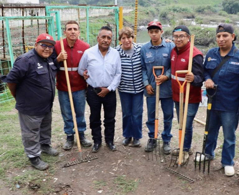 Supervisa Delfina Gómez trabajos en Presa El Ángulo y refuerza coordinación con Cuautitlán Izcalli