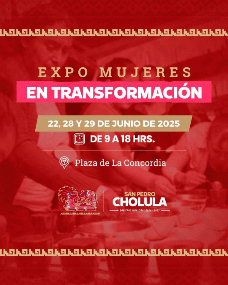 Cholula impulsa la economía local con la “Expo Mujeres en Transformación”
