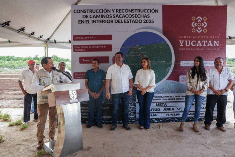 Renacimiento Maya cumple con el campo yucateco con inversión histórica en caminos sacacosechas