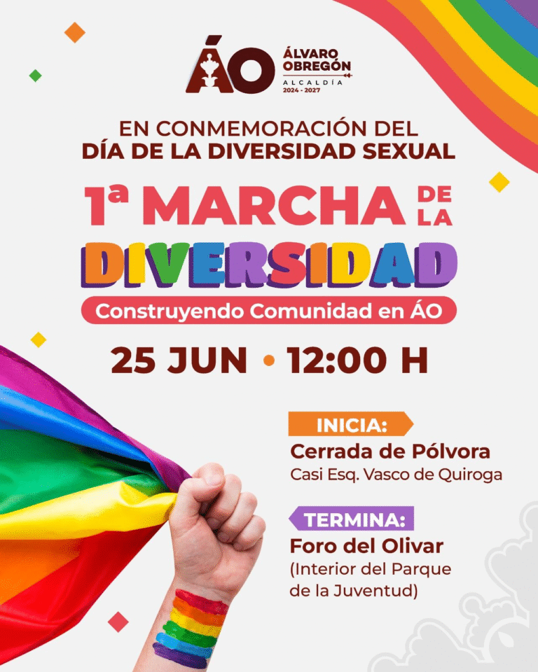 Álvaro Obregón convoca a marcha por la igualdad y el respeto a la diversidad
