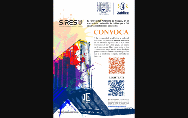 UNACH abre convocatoria para presentar libros en su Feria Internacional del Libro 2025