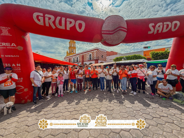 Izúcar de Matamoros se pinta de naranja en carrera por la no violencia contra mujeres y niñas