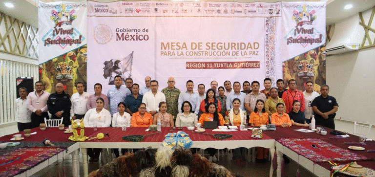 Berriozábal se suma a esfuerzos regionales por la paz y la seguridad en Chiapas