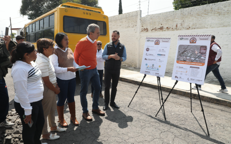 Puebla tapa más de 77 mil baches con estrategia tecnológica y trabajo ciudadano