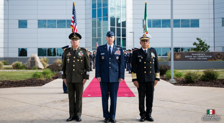 Secretarios de Defensa y Marina de México refuerzan cooperación militar con visita al Comando Norte de EE.UU.