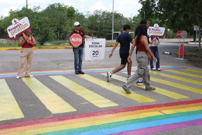 IMDUT y UADY promueven movilidad inclusiva y respeto a la diversidad con intervención urbana