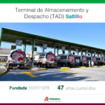 Pemex celebra 47 años de operaciones en la Terminal de Almacenamiento y Despacho de Saltillo