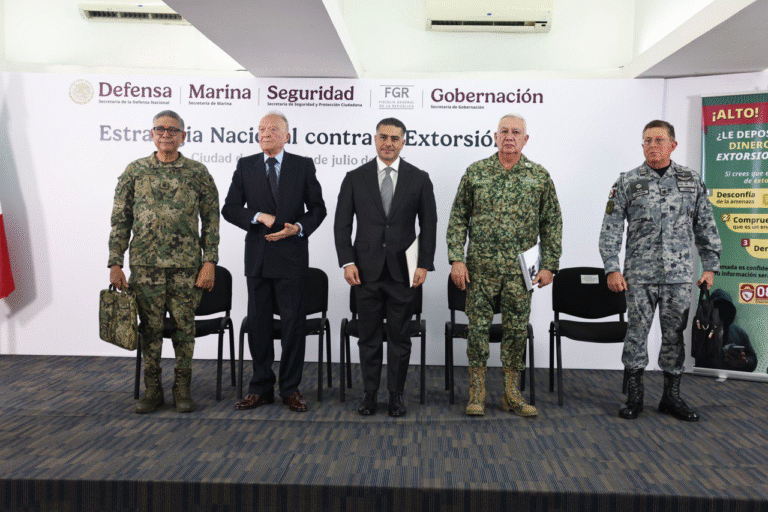 Gobierno federal refuerza combate a la extorsión con coordinación interinstitucional: Omar García Harfuch