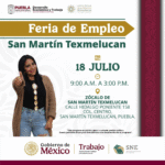 San Martín Texmelucan será sede de la Feria de Empleo 2025 con participación de empresas regionales