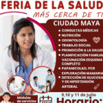 Feria de la Salud 2025 llega a Ciudad Maya con servicios médicos gratuitos