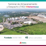 Pemex celebra 45 años de la Terminal de Almacenamiento y Despacho Villahermosa