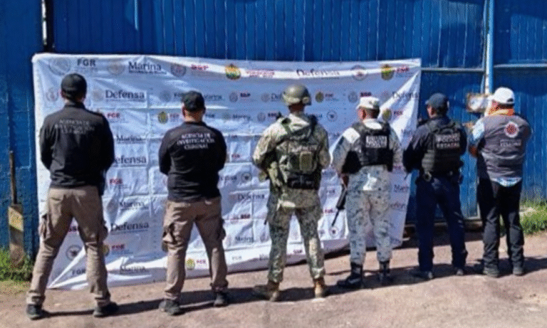 FGR asegura más de 900 mil litros de hidrocarburo y 64 vehículos en cateo realizado en Veracruz