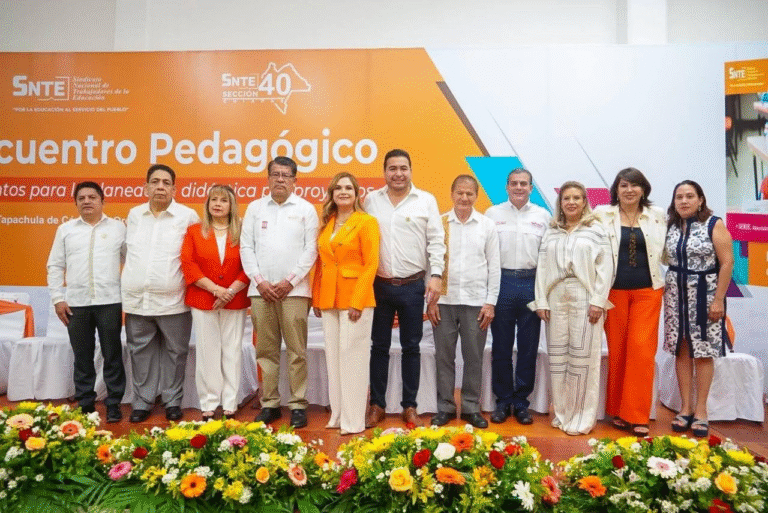 Tapachula refuerza alianza educativa con el SNTE para enfrentar retos de la Nueva Escuela Mexicana