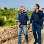 Supervisa Eduardo Ramírez y Angel Torres la construcción del “Parque Ecológico de la Chiapanequidad Coyatoc”