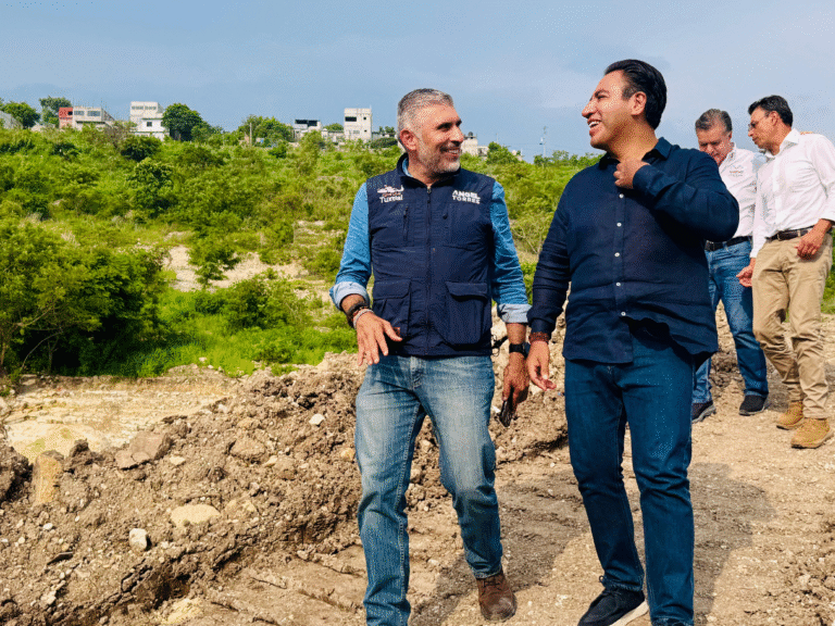Supervisa Eduardo Ramírez y Angel Torres la construcción del “Parque Ecológico de la Chiapanequidad Coyatoc”