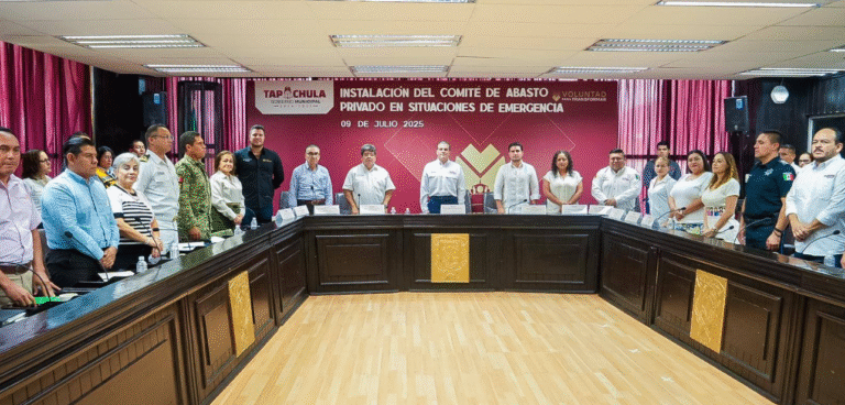 Yamil Melgar instala comité para garantizar abasto en emergencias en Tapachula