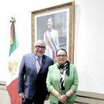 Rosa Icela Rodríguez y Horacio Duarte acuerdan acciones conjuntas por el bienestar del Estado de México