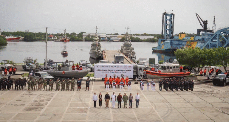 Yamil Melgar y Eduardo Ramírez dan inicio al Operativo Vacaciones Seguras en Puerto Chiapas