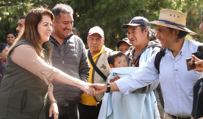 Margarita González Saravia impulsa reforestación y cosecha de lluvia en Huitzilac