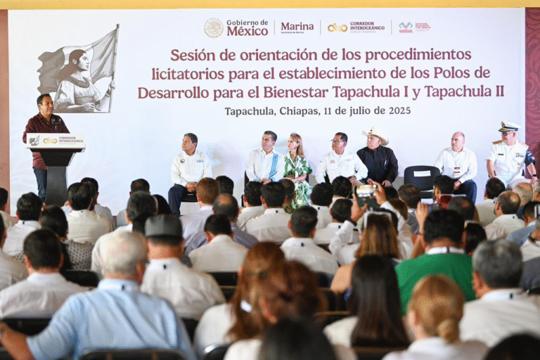 Corredor Interoceánico del Istmo de Tehuantepec (CIIT) y Gobierno de Chiapas realizan sesión informativa sobre Polos de Desarrollo Tapachula I y II