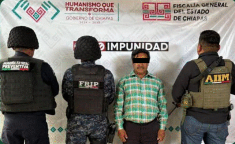 Aprehenden a presunto responsable de feminicidio en Chamula: FGE