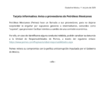 Pemex alerta a proveedores sobre falsos gestores y ratifica política anticorrupción