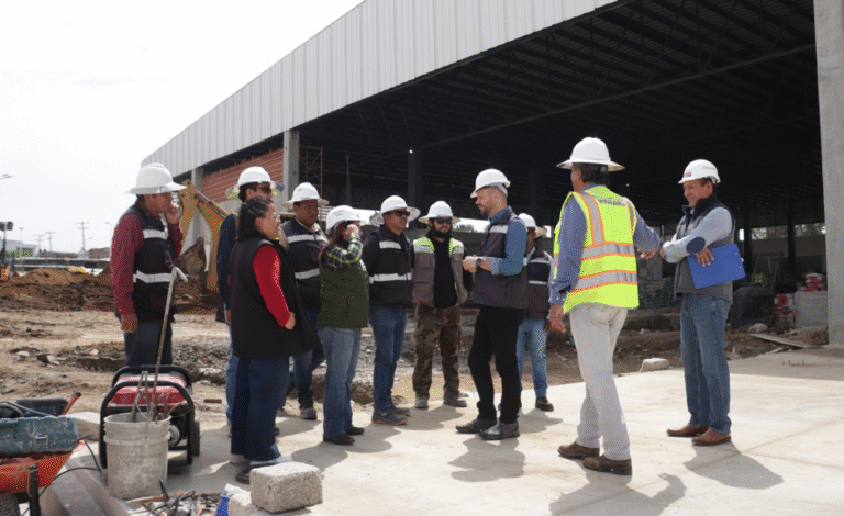 Construcción del Mercado San Ramón avanza con visión sustentable y beneficio social en Puebla
