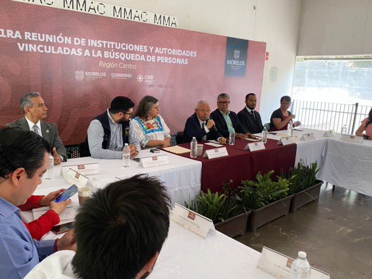Morelos respalda estrategia nacional de búsqueda de personas desaparecidas