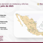 SAT reporta alta disponibilidad de citas presenciales en todo el país
