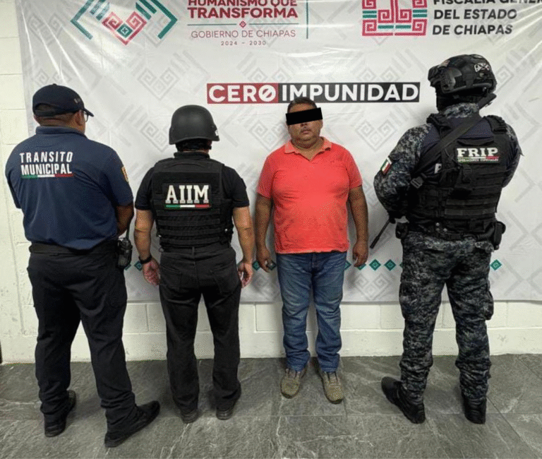 Detienen a presunto responsable del accidente en la entrada de Tuxtla- San Fernando