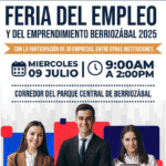 Berriozábal invita a su Feria del Empleo y Emprendimiento 2025: más de 30 empresas ofrecerán oportunidades