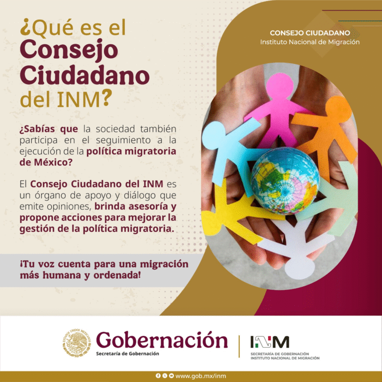 Invita INM a participar en su Consejo Ciudadano para fortalecer la política migratoria